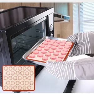 Antihaft-Silikon-Keksofen-Liner Silikon-Bäckmatte für Plätzchen-Macaron