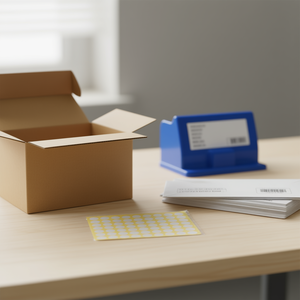 Polka Dot Stickers Self Adhesive Labels 12mm Round White For Packaging Labeling 12pcs - Product Image 2