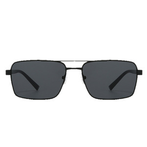 Double-Bridge Square Sunglasses Gold Frame Polarized UV400 For Fishing Driving Fashion - Product Image 5