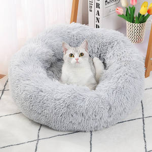 บ้านแมวผ้าฝ้าย PP อบอุ่นเป็นมิตรต่อสิ่งแวดล้อมบ้านสำหรับแมวบ้านนอนสำหรับแมวบ้านสุนัขสี่ฤดูเพื่อให้ความอบอุ่นในฤดูหนาว - Product Image 1