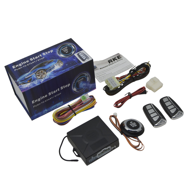Keyless Entry Remote Start Engine Immobilizer Alarm System for Vehicle