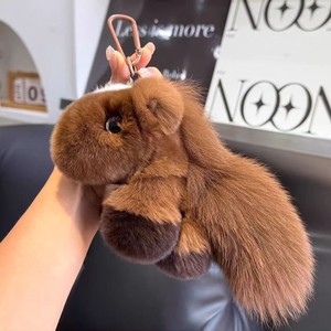 Llavero <span class=keywords><strong>de</strong></span> coche <span class=keywords><strong>de</strong></span> peluche <span class=keywords><strong>de</strong></span> conejo Rex con diseño <span class=keywords><strong>de</strong></span> poni y unicornio, colgante para bolso, regalo - Product Image 3