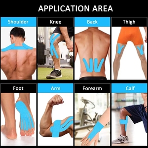 Đức không thấm nước kinesiology Băng hỗ trợ đáng kinh ngạc cho thể thao thể thao và phục hồi miễn phí kinesiology Taping hướng dẫn - Product Image 6