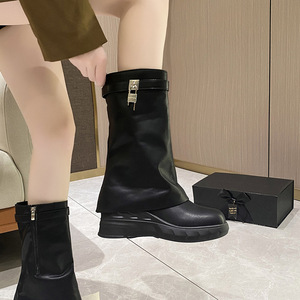 Stivali Shark per Donna a Prezzo di Fabbrica, Alla Moda e Resistenti, Botas <span class=keywords><strong>Para</strong></span> Mujer, <span class=keywords><strong>Stivaletti</strong></span> in Pelle <span class=keywords><strong>con</strong></span> Ammortizzatore - Product Image 6