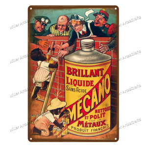 Publicité AD rétro métal signe décoration murale Bar Pub <span class=keywords><strong>Club</strong></span> Man <span class=keywords><strong>Cave</strong></span> Cafe vintage métal mur art affiche personnalisé étain signe - Product Image 3