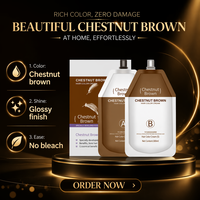 Chestnut Brown Hair Color Cream for Dark Brown Hair