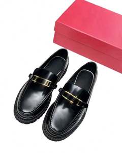 Chaussures pour hommes transfrontalière grande taille nouveau décontracté à la mode semelle épaisse ensemble pied mocassins à la mode Style britannique chaussures en cuir d'affaires - Product Image 2