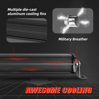 Nouvelle conception brevetée, vente en gros, fournisseur d'usine, feux de route tout-terrain 4x4, 30000 lumens, barre lumineuse LED de 22, 32, 42, 52 pouces pour Jeep