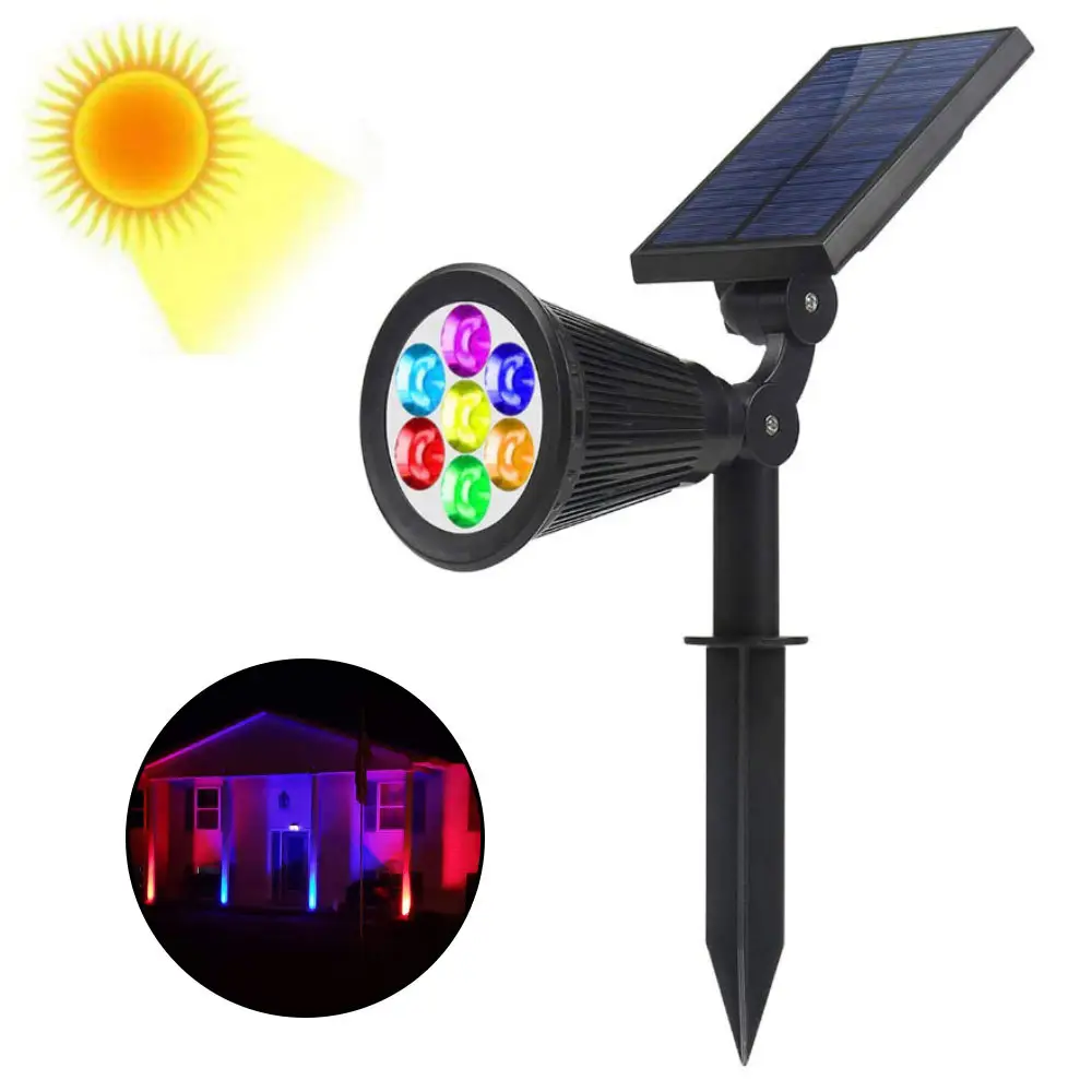 2023 Amazon Hot Products LED Wireless Adjustable Modern Lawn Light 4 LED 7 LED Solar Garden Lantern