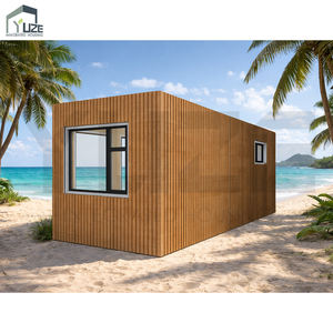 Panneaux de bardage extérieur en bois préfabriqués personnalisables, maison/<span class=keywords><strong>appartement</strong></span> en conteneur d'acier écologique - Product Image 2