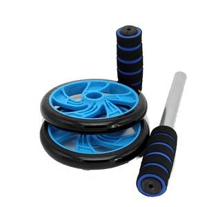 PINJIAN Multifunction Sports Fitness Workout Push up <strong>ABS</strong> Roller Wheel Abdominal <strong>Exercise</strong> With Mat <strong>AB</strong> Power Roller - Product Image 4