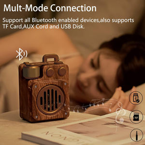 Altavoz Inalámbrico BT, Altavoz Retro, Portátil para Exteriores, Bajos Potentes, Radio Pequeña con Sonido de Alta Calidad - Product Image 5