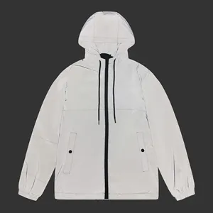 Spring And Autumn Coat Thin Safety Reflective Running Man Windbreaker Jacket