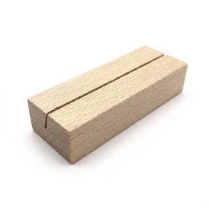 PUSELIFE <span class=keywords><strong>Base</strong></span> in <span class=keywords><strong>Legno</strong></span> di Faggio di Alta Qualità per Calendario e Trofeo Porta Foto Espositore per Carte Collezionabili Porta Menù - Product Image 6