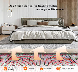 10 ㎡ 220V <span class=keywords><strong>Precio</strong></span> de fábrica Estera de fusión de nieve para exteriores Estera de calefacción por suelo radiante Película de calefacción por suelo térmico con certificados CE de China - Product Image 6