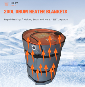 <span class=keywords><strong>2025</strong></span> mới 200 LÍT trống nóng với nhiệt điện công nghiệp sưởi ấm chăn Silicone Vật liệu 230V điện áp - Product Image 6