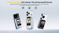7RYMS Qshot V2 PRO Layar Monitor Selfie Nirkabel Magnetik 3.1" dengan Speaker dan Remote untuk Smartphone, Vlog, Streaming, TikTok