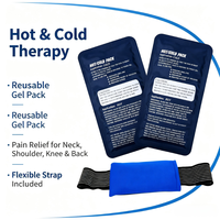 Compresse de gel réutilisable de qualité médicale, chaude et froide, pour la détumescence, le soulagement de la douleur, la rééducation aseptique, fournitures de physiothérapie