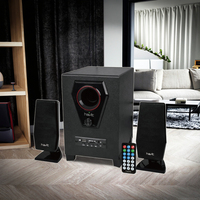 Havit Hv-Sf7100Bt Caisson de basses actif 7W 4 Ohm 4 pouces pour PC de bureau à domicile, système 2.1 avec subwoofer