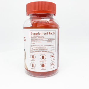 Gommes au collagène à l'acide hyaluronique vegan pour femmes, beauté de la peau avec logo privé OEM - Product Image 3