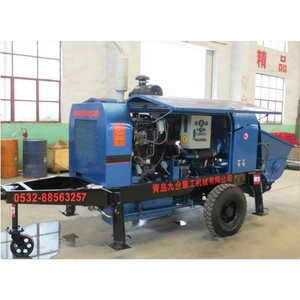 Equipo de Construcción JIUHE, Bomba de Concreto Móvil con Motor Eléctrico de 40m3/h para Bloques de Hormigón Celular - Product Image 3