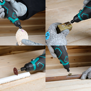 研削、研磨、木彫り、彫刻、軟質金属穴あけ、切断用の6スピード25000 RPM MAXミニパワーロータリーツール - Product Image 4