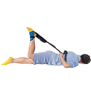 Ceinture de traction des membres inférieurs Yuqilin noire, équipement manuel d'exercice des jambes pour personnes âgées, livraison directe disponible - Product Image 5