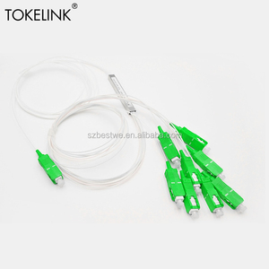 ตัวแยกไฟเบอร์ออปติก 1*2 1*4 1*8 1*16 1*32 1*64 พร้อมหัวต่อ SC / APC ตัวแยก PLC 1x8 - Product Image 4