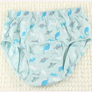 Calzoncillos bóxer de algodón puro para niños, ropa interior de un paquete, Estampado de dinosaurios encantadores, pantalones cortos de Bikini para niños de fábrica, 5 uds. - Product Image 2