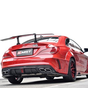 Kit de Carrocería para Mercedes Benz <span class=keywords><strong>Clase</strong></span> <span class=keywords><strong>CLA</strong></span> CLA200 W117, Faldones Laterales Anchos, Labio Delantero de Fibra de Carbono, Difusor Trasero, Alerón de Maletero, Capó - Product Image 3