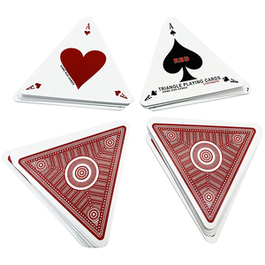 Fabricant de cartes à jouer personnalisées en forme de triangle, cartes de poker imprimées sur mesure, jeu de cartes à collectionner pour adultes avec boîte - Product Image 5