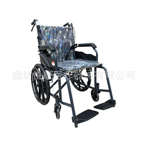 Fauteuil roulant manuel portable sur mesure pour personnes âgées avec roues solides de 6 pouces et siège confortable - Product Image 4
