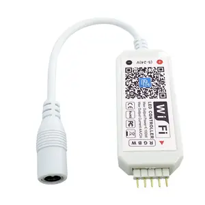 Magic Home DC5V 12V 24V sem fio Wi-Fi, RGB/RGBW IR RF LED controlador para 5050 luz de tira LED