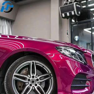 Vente en gros PET TPU <span class=keywords><strong>vinyle</strong></span> coulé Super brillant cristal Tata rouge enveloppe de voiture <span class=keywords><strong>vinyle</strong></span> 1. 52X1.8 M/5X60FT un rouleau complet direct d'usine - Product Image 4