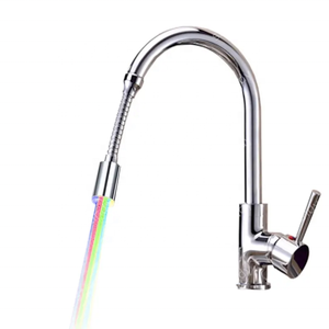 Led Kitchen <strong>Faucet</strong> <strong>Aerator</strong> Temperature LED Water <strong>Faucet</strong> Light Glow LED Tap Nozzle Changing Colorful Design <strong>Faucet</strong> for Sale - Product Image 4