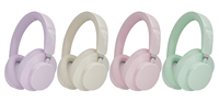 Headphone Nirkabel Warna-Warni Trendy dengan Bantalan Telinga Lembut dan Nyaman, Suara Stereo Imersif untuk Pengguna Hiburan Muda