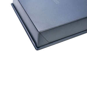 Xinze alta calidad 0,4mm grueso respetuoso con el medio ambiente acero al carbono hornear silicona revestimiento antiadherente horno pastel <span class=keywords><strong>pan</strong></span> hornear bandeja cuadrada - Product Image 6