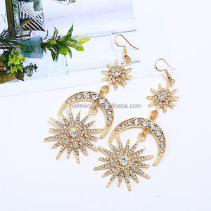 Belleworld personalizado Boho metal rhinestone diadema halo <span class=keywords><strong>diosa</strong></span> griega Lolita diadema piedra preciosa pendiente hermosa joyería para mujer - Product Image 4