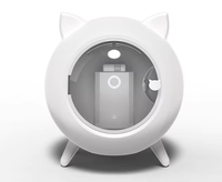 Séchoir pour animaux de compagnie entièrement automatique, séchoir de bain, séchoir intelligent à soufflerie rapide, grande capacité, boîte de séchage des poils pour animaux