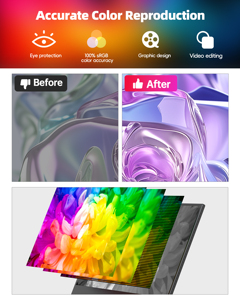 Giá Rẻ Giá 15.6 inch FHD 1080p chơi game LED màn hình Type-C màn hình di động cho máy tính xách tay - Product Image 3