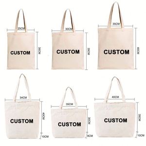 Wholesale China Factory <b>Canvas</b> Cotton <b>Bag</b> Custom Shopping <b>Bag</b> With Logo Printed - Product Image 4