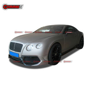 Kit de Carrocería de Fibra de Carbono para Bentley Continental GT Estilo Vors, Parachoques Delantero, Faldones Laterales, Parachoques Trasero, Alerón Trasero, Piezas de Auto - Product Image 2