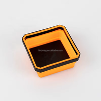 Plateau de pièces pliables en Silicone ensemble de bols magnétiques pliables pour petites pièces et outils
