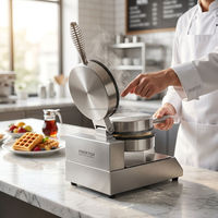 Gaufrier belge professionnel - Machine électrique haute puissance pour le petit-déjeuner des restaurants