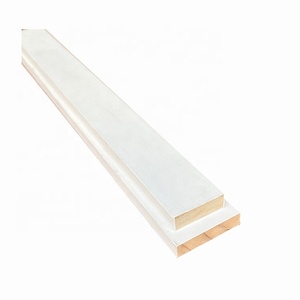 Moldura de corona Zócalo Escalera cubierta Mdf Pared imprimada Piso de madera Diseños de rodapié Esquina de tablero - Product Image 5