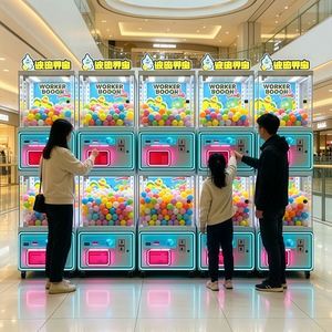 Video Game Equipment Double Deck Gachapon Vending Machine Coin Operated Capsule <b>Toy</b> Twist <b>Egg</b> Gift Machine Commercial - Product Image 1