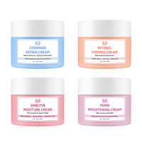 Crème hydratante pour le visage au céramide personnalisée OEM avec acide hyaluronique, niacinamide, réparation de la barrière cutanée, taches brunes, certifiée GMP, 30g