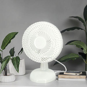 Ventilador de Aire de Plástico de 6 Pulgadas, Eléctrico, 3 Aspas, Control Mecánico, Portátil, Alta Velocidad, para Uso Doméstico y Comercial - Product Image 3