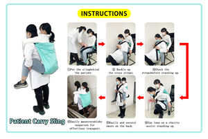 Aiwecare Portable <span class=keywords><strong>Patient</strong></span> <span class=keywords><strong>Lift</strong></span> Sling - Sabuk Transfer Tangga yang Aman untuk Pengguna dengan Gangguan Mobilitas - Product Image 6
