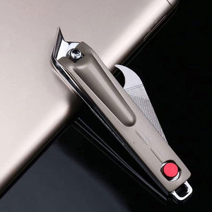 Coupe-ongles anti-éclaboussures en acier inoxydable pour doigts et orteils, outil de manucure pour adultes, design personnalisable, outil de soin des ongles portable - Product Image 4